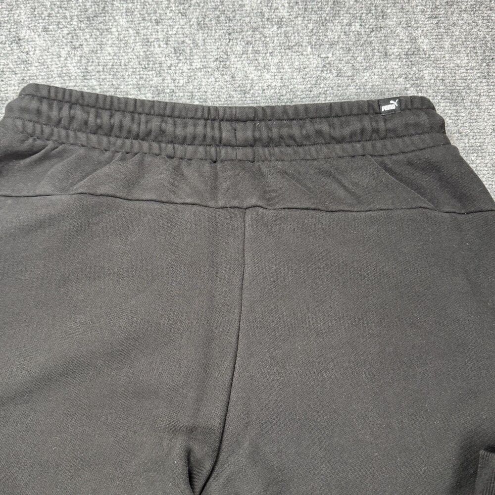 Puma Sweatpants Womens Medium Black Joggers Logo Athleisure Classic - Picture 7 of 8